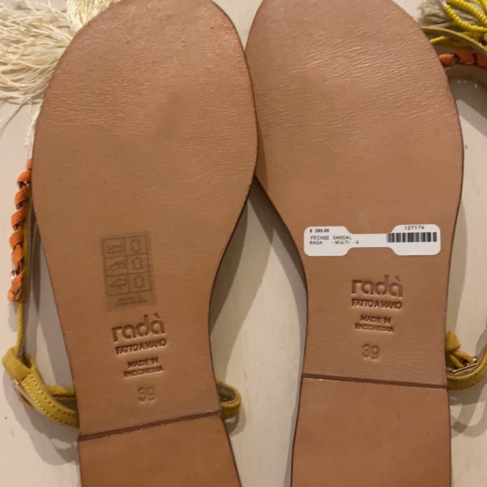 NWT Anthropologie RADÁ Tassel Sandals - Picture 6 of 7